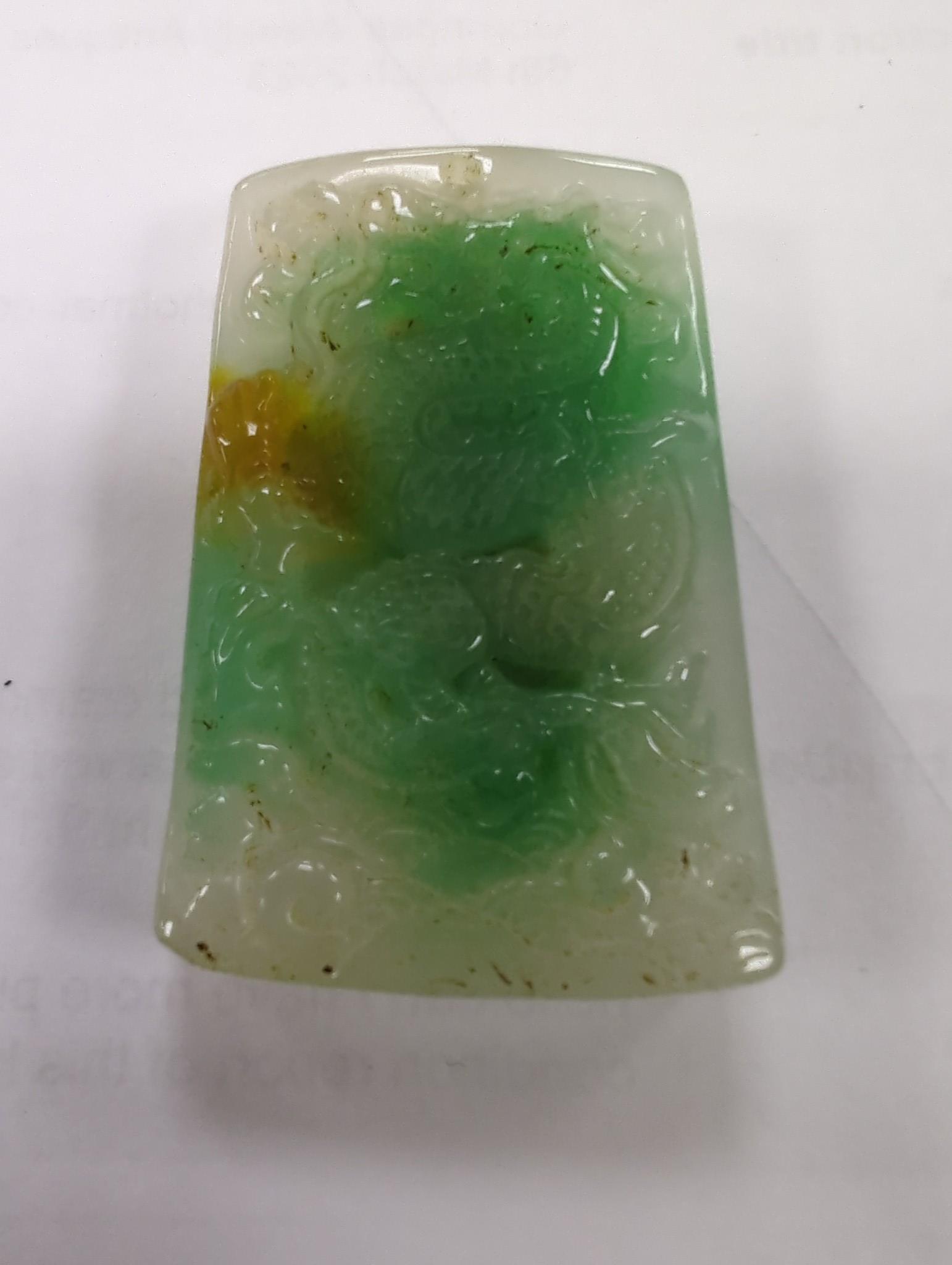 A mixed collection of mainly Chinese jade, simulated jade or hardstone jewellery, including pendant, etc.